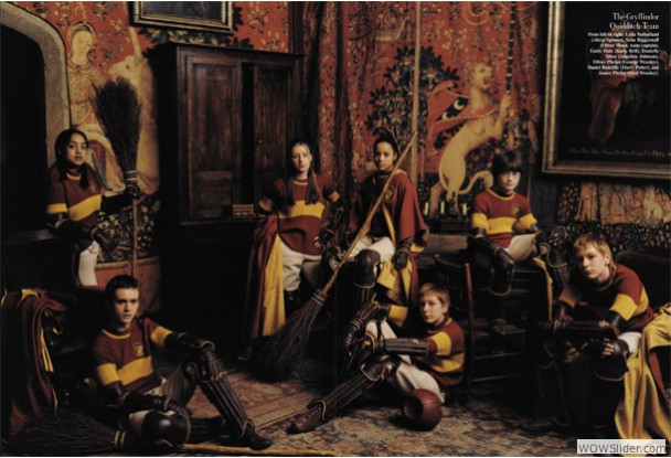 The Gryffindor Quidditch Team