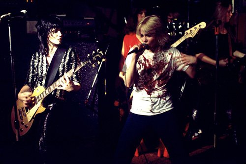 The Runaways performing Dead End Justice in 1976.